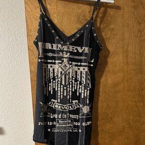 Black Graphic Women’s Top